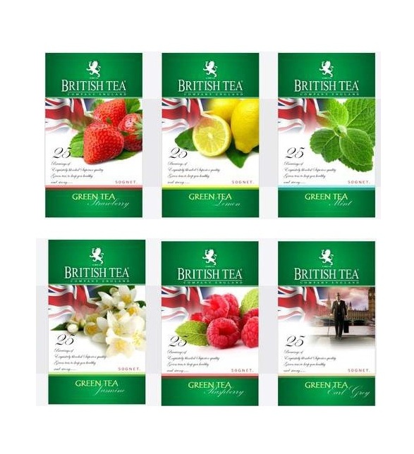 Herbaty smakowe – zielone